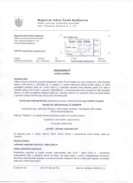 Veřejná vyhláška - vodovod Slavče