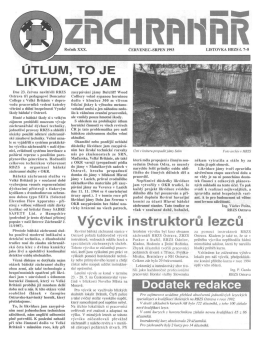 Page 1 Ročník XXX. ÚTLUM, TO JE LIKVIDACE JAM Dne 23