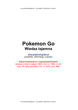 Nasz poradnik Pokemon GO! – Kliknij aby