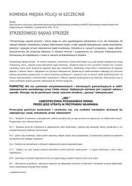 Generuj PDF - Komenda Miejska Policji w Szczecinie