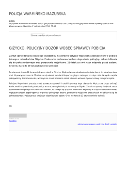 Generuj PDF - Policja Warmińsko