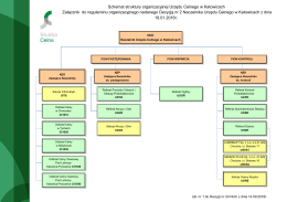 Schemat organizacyjny Urzędu Celnego w Katowicach