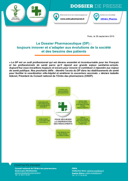 DP - Ordre National des Pharmaciens