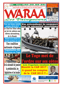 Waraa N°122 - Republic of Togo