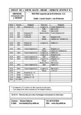 Infos - athle4you.be