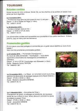 Tourisme à faire chez nous
