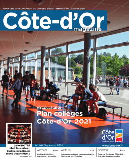 Télécharger le Côte-d`Or Magazine de Septembre en version pdf