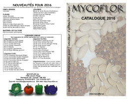 Catalogue MYCOFLOR inc. 2011