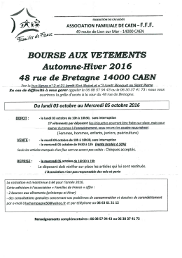 Page 1 #> FEDERATION DU CALVADOS 3A X je ASSOCIATION
