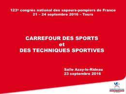 FFA : Fédération Française d`Athlétisme - Sapeurs