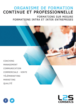 Brochure L2S Conseils