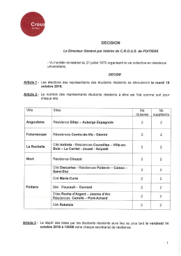 Téléchargez le règlement des élections