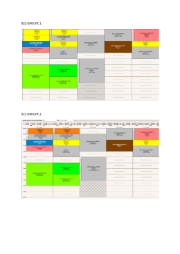 922 GROUPE 1 922 GROUPE 2
