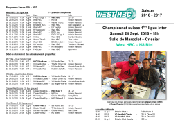 West HBC - HS Biel Poids : 307.21 ko Format : PDF