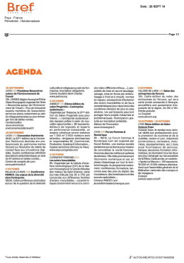 AGENDA - AutoCar Expo