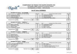 CHAMPIONNAT DE FRANCE PAR EQUIPES SENIORS 2016 1 12 8