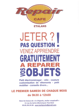 Activités de la Chignole