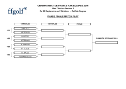 championnat de france par equipes 2016 phase finale match play