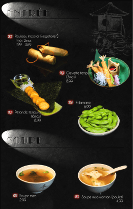 entr&eacute;e - Okane Sushi