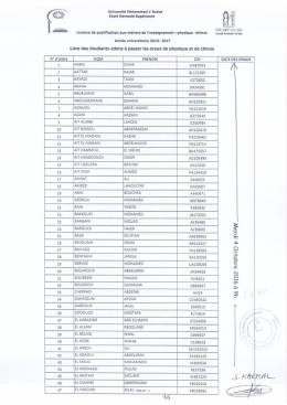 Page 1 ---- Licence de qualification aux métiers de l`enseignement