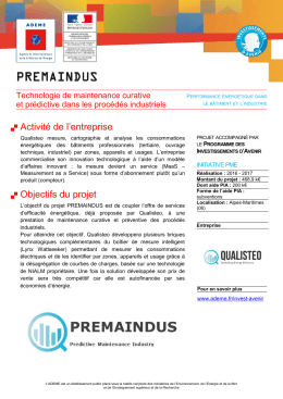 premaindus - Ministère de l`écologie et du développement durable