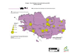 Bretagne – Sites d`abattage et de transformation porcs2015