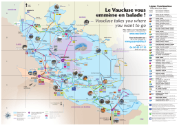 carte A3 - Département de Vaucluse