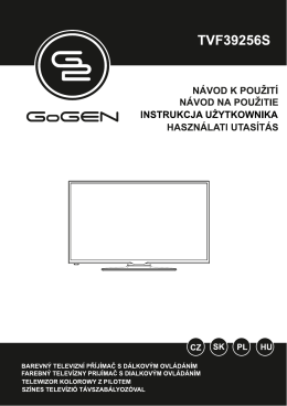 Návod - GoGEN.cz