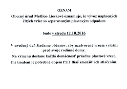 Vyvoz_plastu_12_10_2016 - Obec Melčice