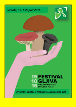 Program događanja - Park prirode