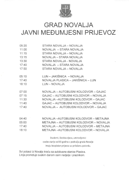 Javni međumjesni prijevoz