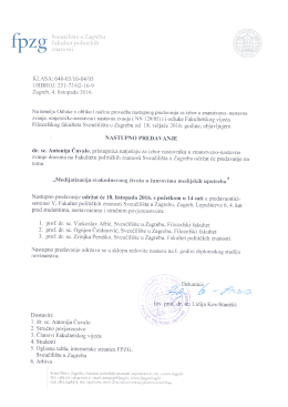 poveznici - Fakultet političkih znanosti