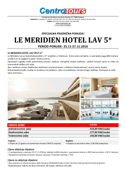 Le Meridien Hotel Lav - Split