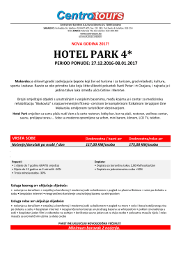 Hotel Park – Makarska