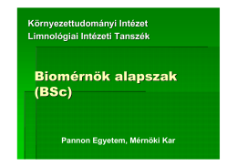Biomérnök alapszak (BSc)