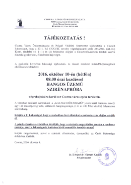 T&aacute;j&eacute;koztat&oacute;