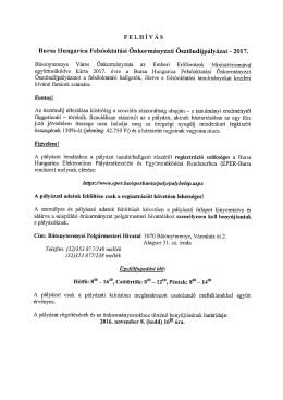 Bursa Hungarica Felsőoktatási Önkormányzati