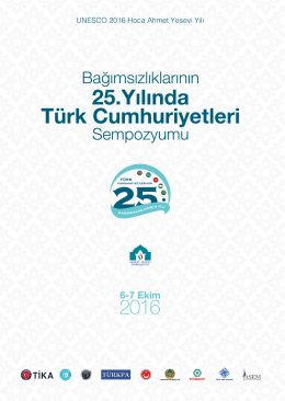 Bağımsızlıklarının 25. Yılında Türk Cumhuriyetleri Sempozyumu