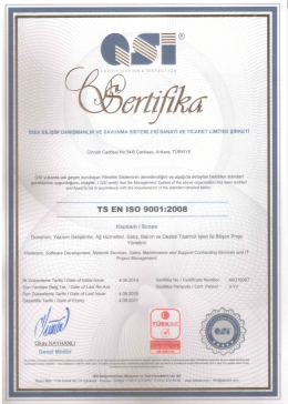 Page 1 DE BİLİşİMDANişMANLik vEsAvuNMA