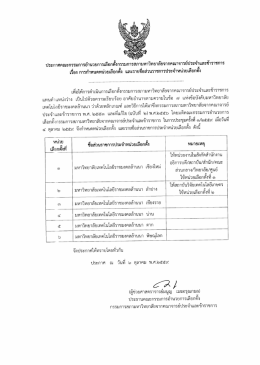 Page 1 ประกาศคณะกรรมการอำนวยการเลือกตังกรรมการสภามหาวิทยาลัย