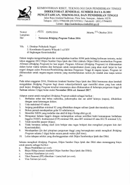 Page 1 KEMENTERIAN RISET, TEKNOLOGI DAN PENDIDIKAN