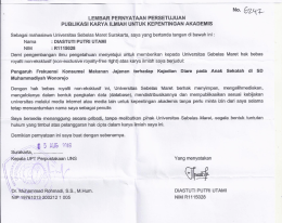 Page 1 LEMBAR PERNYATAAN PERSETUJUAN PUBLIKASI