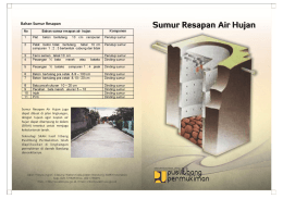 Page 1 Bahan Sumur Resapan Sumur Resapan Air Hujan No