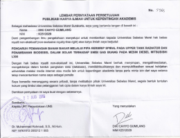 Page 1 - No. 5 36: LEMBAR PERNYATAAN PERSETUJUAN