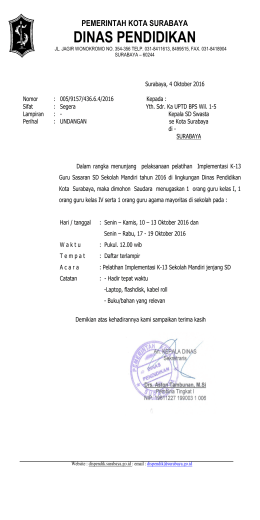 undangan-implementasi-k-13 - Dispendik Ketenagaan Surabaya