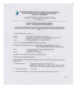 spk-unram-bappenas - Universitas Mataram