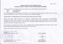 Page 1 Kepala UPT Perpustakaan UNS * - :