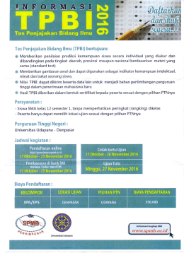 tpbi-20160001 - Universitas Udayana
