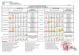 Kalender Akademik