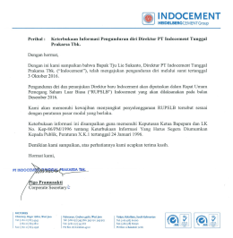 Page 1 INDOCEMENT - HEIDELBERGCEMENTGroup Perihal